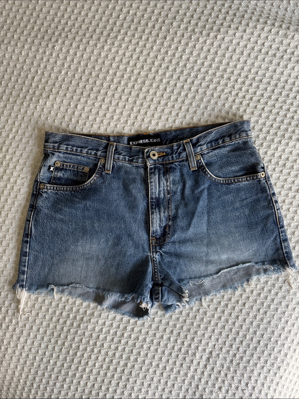 Vintage Express Cut Off Denim Shorts Sz 9/10